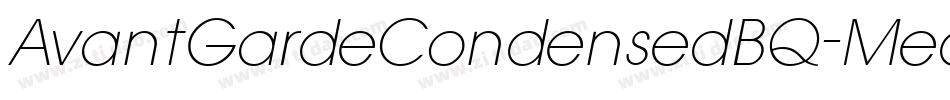 AvantGardeCondensedBQ-Medium字体转换