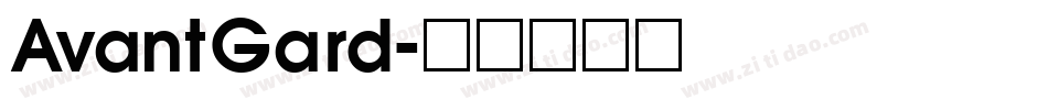 AvantGard字体转换