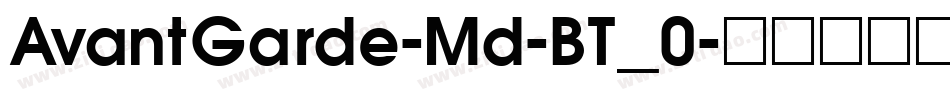 AvantGarde-Md-BT_0字体转换