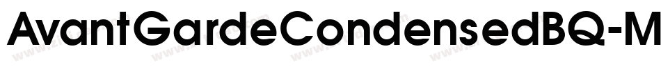 AvantGardeCondensedBQ-Medium字体转换