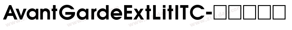 AvantGardeExtLitITC字体转换