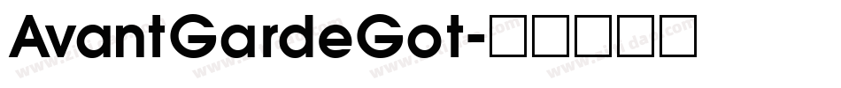 AvantGardeGot字体转换