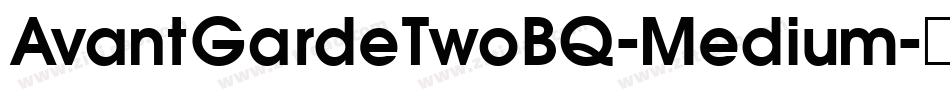 AvantGardeTwoBQ-Medium字体转换