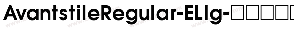 AvantstileRegular-ELlg字体转换