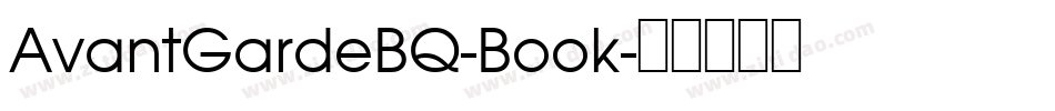 AvantGardeBQ-Book字体转换