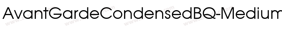 AvantGardeCondensedBQ-Medium字体转换
