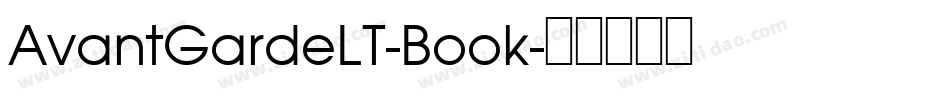 AvantGardeLT-Book字体转换