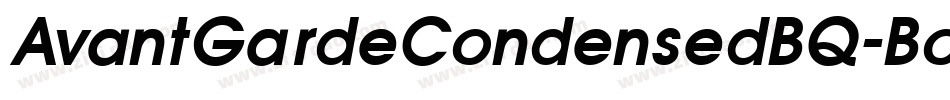 AvantGardeCondensedBQ-Bold字体转换