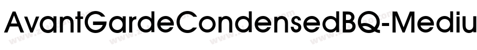 AvantGardeCondensedBQ-Medium字体转换