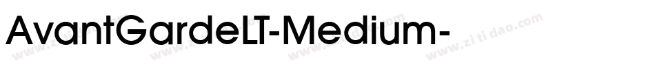 AvantGardeLT-Medium字体转换