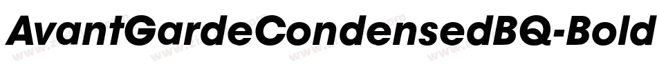 AvantGardeCondensedBQ-Bold字体转换