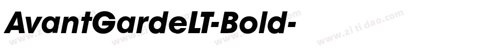 AvantGardeLT-Bold字体转换