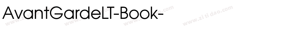 AvantGardeLT-Book字体转换