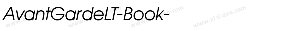 AvantGardeLT-Book字体转换