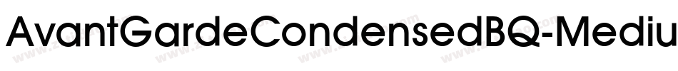 AvantGardeCondensedBQ-Medium字体转换