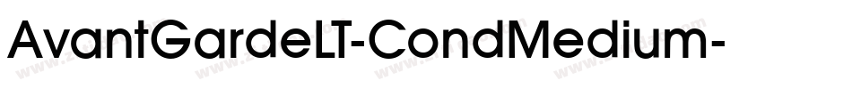 AvantGardeLT-CondMedium字体转换