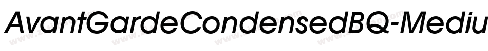 AvantGardeCondensedBQ-Medium字体转换