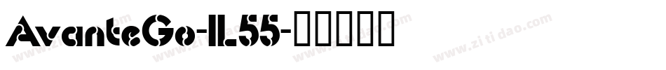 AvanteGo-lL55字体转换