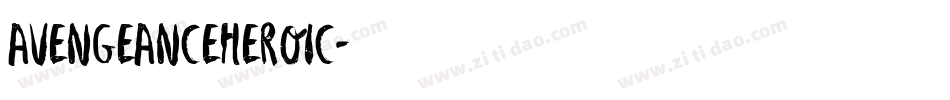 avengeanceheroic字体转换
