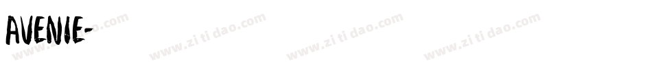 avenie字体转换
