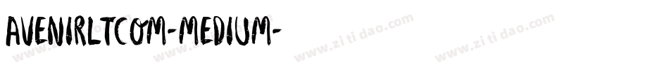 avenirltcom-medium字体转换