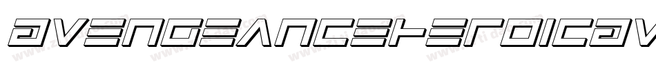 AvengeanceHeroicAvengerBoldItalic-ZnYB字体转换