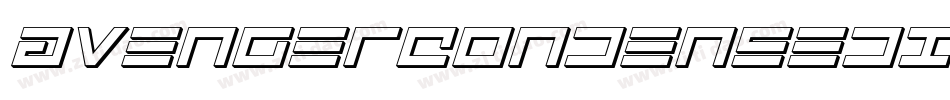 AvengerCondensedItalic-RmnM字体转换