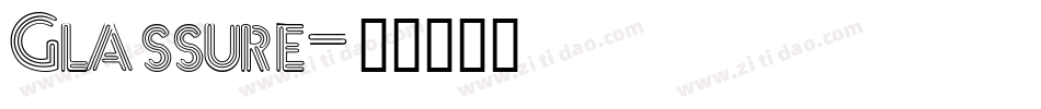 Glassure字体转换