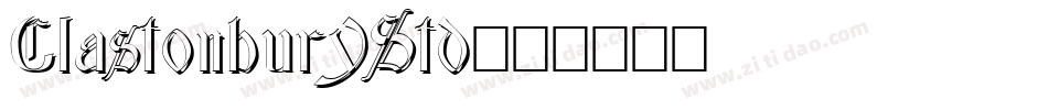 GlastonburyStd字体转换