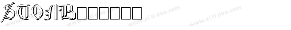 STONB字体转换