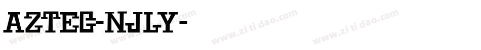 Aztec-njLY字体转换