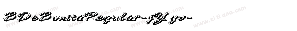 BDeBonitaRegular-jYyv字体转换