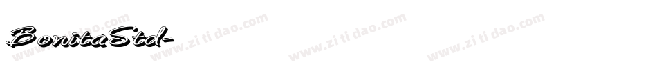 BonitaStd字体转换