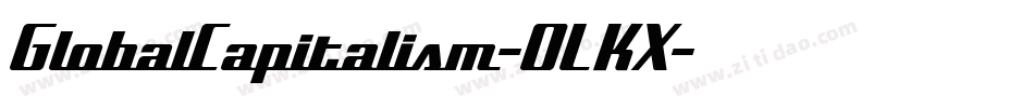 GlobalCapitalism-0LKX字体转换