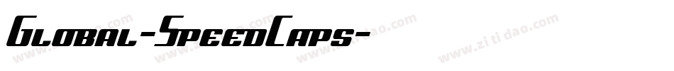 Global-SpeedCaps字体转换