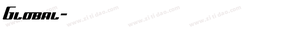 Global字体转换