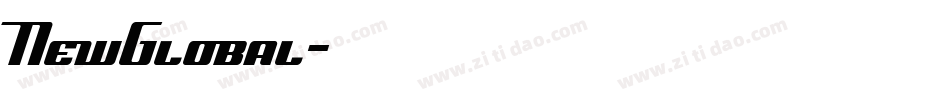 NewGlobal字体转换