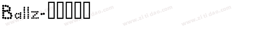 Ballz字体转换