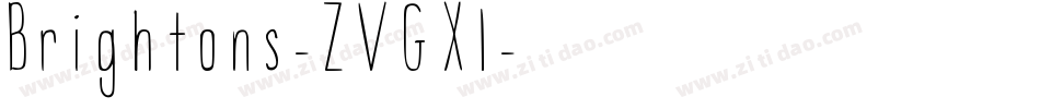 Brightons-ZVGXl字体转换