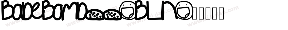 BabeBamboo-BLln字体转换