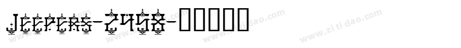Jeepers-2458字体转换