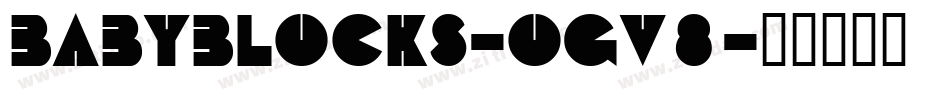 BabyBlocks-OGv8字体转换