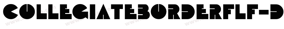 Collegiateborderflf-d95x字体转换
