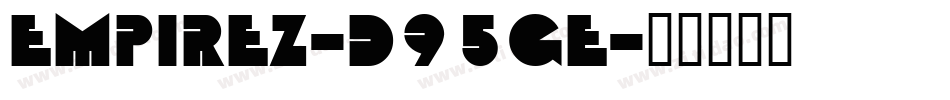 Empirez-d95gE字体转换
