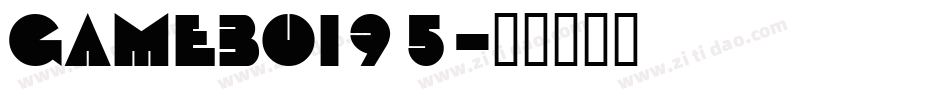 Gameboi95字体转换