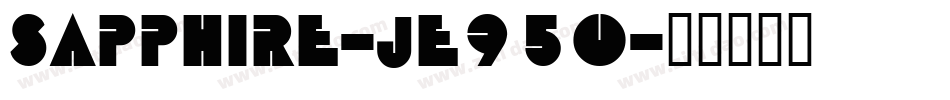 Sapphire-jE95O字体转换