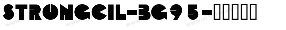 Strongcil-BG95字体转换