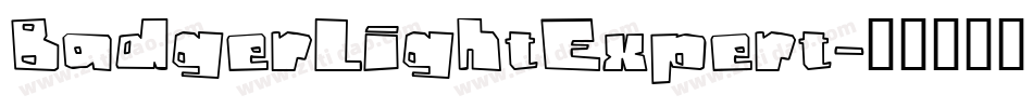 BadgerLightExpert字体转换
