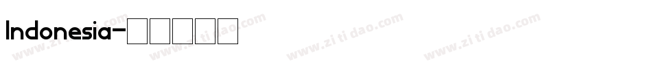 Indonesia字体转换