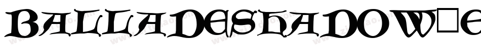 BalladeShadow-EaD8字体转换